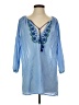 J.Crew Blue 3/4 Sleeve Blouse Size XS - photo 1