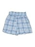 rue21 100% Rayon Plaid Blue Shorts Size XS - photo 2