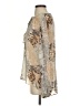 BCBGMAXAZRIA Animal Print Tan Long Sleeve Blouse Size S - photo 5