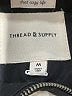 Thread & Supply 100% Polyester Ivory Fleece Size M - photo 6