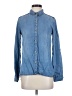 Buttons Blue Long Sleeve Button-Down Shirt Size S - photo 1