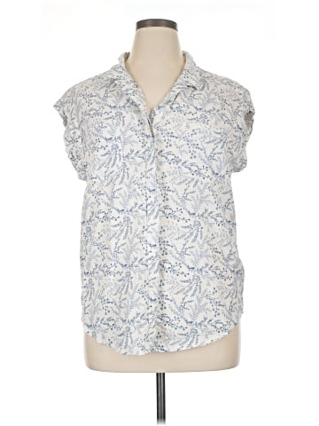 Jachs Girlfriend Sleeveless Button-Down Shirt (view 1)