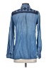 Buttons Blue Long Sleeve Button-Down Shirt Size S - photo 2