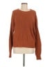Gap 100% Cotton Solid Orange Brown Pullover Sweater Size M - photo 1