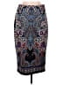 ECI Paisley Black Blue Formal Skirt Size M - photo 1