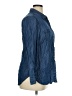 Talbots 100% Lyocell Blue Long Sleeve Button-Down Shirt Size XL - photo 4