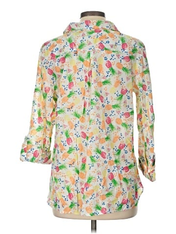 Talbots Outlet 3/4 Sleeve Button-Down Shirt (view 2)