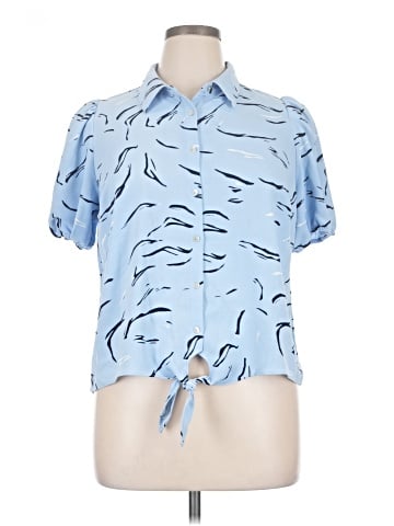 Nine West Short Sleeve Blouse (view 1)