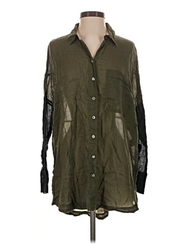 Free People 3/4 Sleeve Button-Down Shirt (view 1)