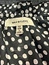 Max Studio 100% Polyester Polka Dots Black Short Sleeve Blouse Size 1X - photo 7