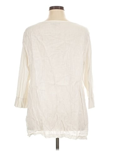 Flax 3/4 Sleeve Blouse (view 2)