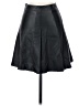 ALLSAINTS 100% Leather Solid Black Leather Skirt Size 0 - photo 1