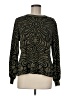 MING WANG Paisley Green Pullover Sweater Size M - photo 1