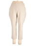 Hilary Radley Solid Tan Casual Pants Size XL - photo 1