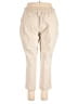 Hilary Radley Solid Tan Casual Pants Size XL - photo 2