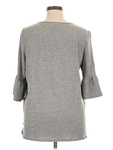 Adrianna Papell 3/4 Sleeve T-Shirt (view 2)