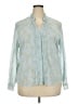 Venezia 100% Cotton Blue Long Sleeve Blouse Size 18 - 20 Plus - photo 1