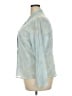 Venezia 100% Cotton Blue Long Sleeve Blouse Size 18 - 20 Plus - photo 5