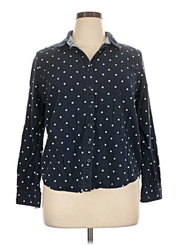 Basic Editions 3/4 Sleeve Blouse (view 1)