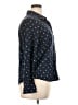 Basic Editions 100% Cotton Polka Dots Blue 3/4 Sleeve Blouse Size XL - photo 4