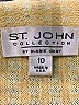 St. John Collection Houndstooth Yellow Blazer Size 10 - photo 6