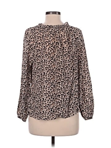 Rebecca Taylor Long Sleeve Silk Top (view 2)