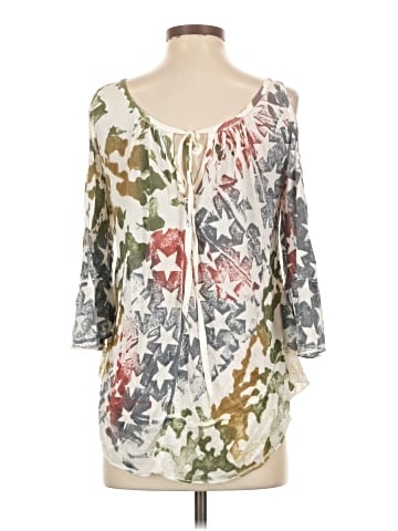 T Party 3/4 Sleeve Blouse (view 2)