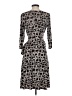 AB Studio Print Black Casual Dress Size S - photo 2