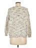 Alice + Olivia Metallic Silver Pullover Sweater Size M - photo 2