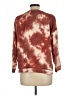 Pink Rose Tie-dye Brown Sweatshirt Size L - photo 2