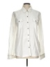 Halogen 100% Lyocell Ivory Long Sleeve Button-Down Shirt Size L - photo 1