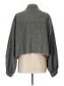 Vocal 100% Polyester Tweed Gray Long Sleeve Blouse Size L - photo 2