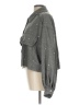 Vocal 100% Polyester Tweed Gray Long Sleeve Blouse Size L - photo 5