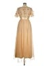 Ever Pretty 100% Polyester Gold Cocktail Dress Size 16 - photo 2