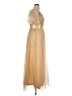 Ever Pretty 100% Polyester Gold Cocktail Dress Size 16 - photo 4