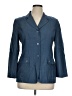 Kasper A.S.L. 100% Viscose Rayon Blue Blazer Size 14 Petite - photo 1