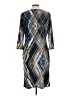 Anne Klein Graphic Blue Cocktail Dress Size 12 - photo 2