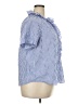 Chico's Blue Short Sleeve Blouse Size XXL (4) - photo 4