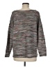 J.Jill 100% Cotton Tweed Gray Pullover Sweater Size Med Petite - photo 2