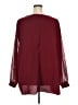 BLOOMCHIC 100% Polyester Burgundy Long Sleeve Blouse Size 28 - photo 2