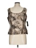 Alex Evenings Tan Sleeveless Top Size L - photo 1