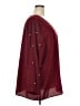 BLOOMCHIC 100% Polyester Burgundy Long Sleeve Blouse Size 28 - photo 4