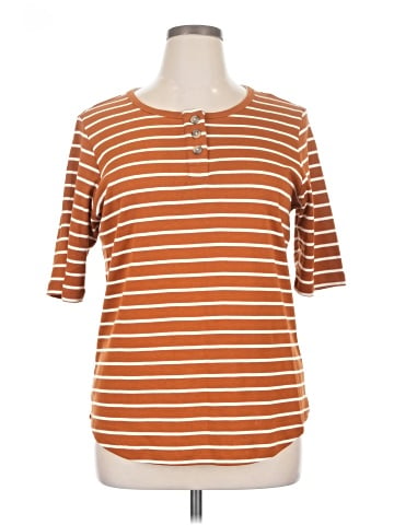 Lands' End Short Sleeve Henley (view 1)