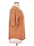 Lands' End 100% Cotton Stripes Orange Short Sleeve Henley Size XL - photo 4