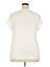 Chico's Ivory Short Sleeve Top Size XXL (4) - photo 2