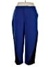 ELOQUII Color Block Blue Track Pants Size 20 Plus - photo 1