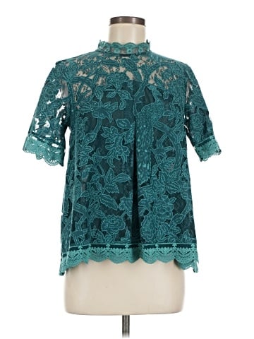 HD in Paris Short Sleeve Blouse (view 1)