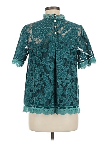 HD in Paris Short Sleeve Blouse (view 2)