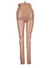 Mono b Metallic Gold Casual Pants Size S - photo 2