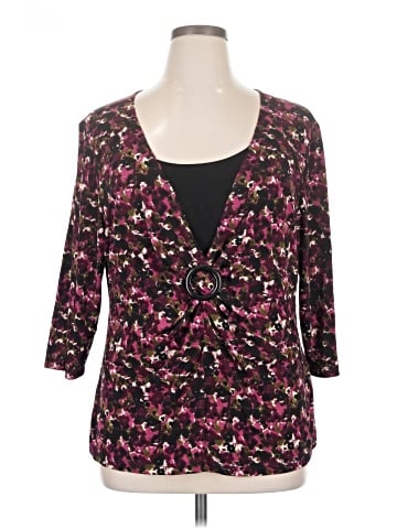 Briggs New York 3/4 Sleeve Blouse (view 1)